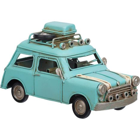 Coche de metal azul 16x7.5x9 (1/5)