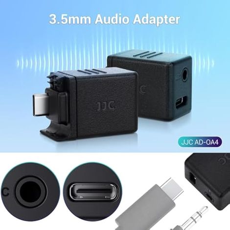 Osmo Action 6 5 Pro 4 Adaptateur micro 3,5 mm Entrée microphone externe (1/4)