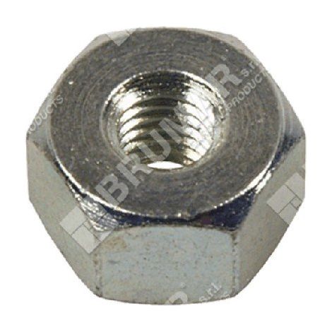 Dado barra M6 x 1.00 esagono 13 per motoseghe ALPINA - CASTOR - CASTELGARDEN - GGP COMPATIBILE - 005860