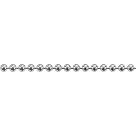 dörner + helmer 159331 Kugelkette Nickel Messing vernickelt 25 m (1/3)