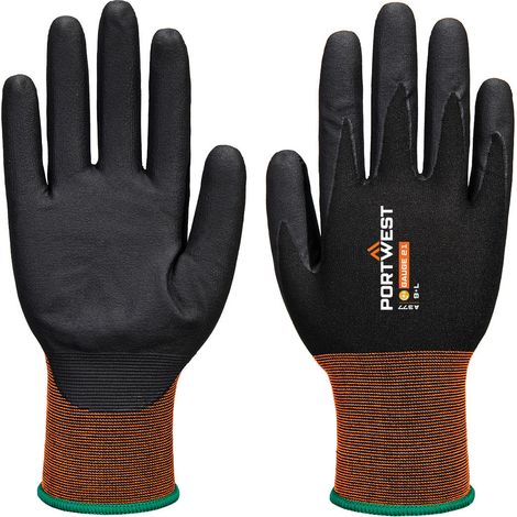 Guanto Gp Grip 15 Mousse di Nitrile - Taglia XXL - Nero - Portwest