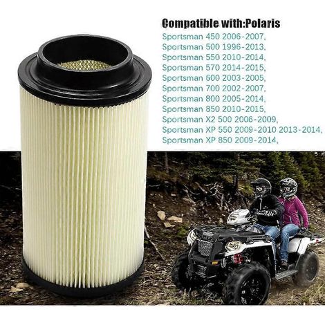 Le filtre à air 7080595 convient aux Polaris Sportsman 335400500550570 600 700 800. (1/4)