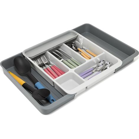 Joseph Joseph DrawerStore Vassoio Espandibile Porta Posate, Utensili e Accessori da Cucina, Plastica Riciclata (1/5)