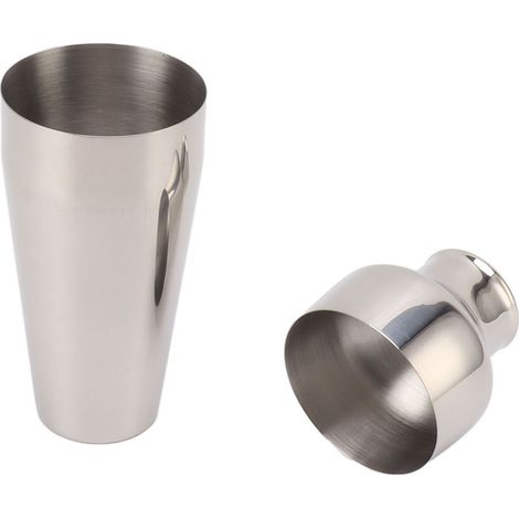 Cocktailshaker aus Edelstahl 304, französischer Stil, silberfarben, für Cocktails. (1/5)