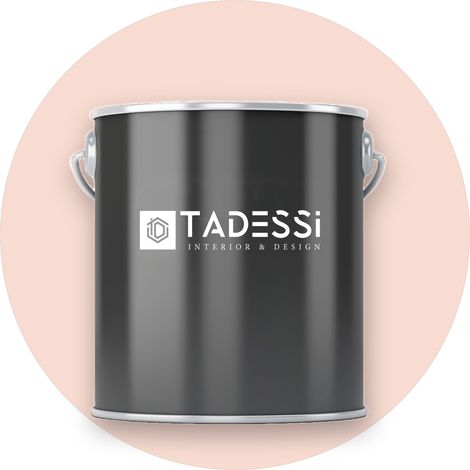 TADESSI Wall Select Wandfarbe Rosa - Lehm - abwaschbare Innenfarbe matt - Dispersionsfarbe - Geruchsarm und Lösemittelfrei (1/5)