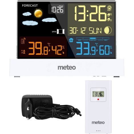 Station météo METEO SP110B avec DCF, blanche (1/5)