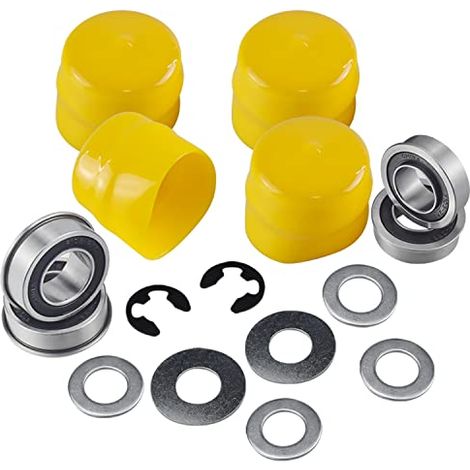 Mowerhub Kit de roulements de roue avant compatible avec tondeuse à gazon J-OHN Deere compatible avec L100 L105 L108 L110 L120 L130 et plus – Kit de conversion de bague au roulement (1/5)