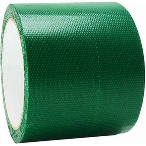 Vert Ruban de réparation spécial bâche - Résistant à la pluie - Ruban adhésif de réparation pour bâche - Pour store - 8 cm - Longueur : 500 cm (1/5)