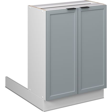Isola cucina Fame-Line, Blu-grigio chiaro, 60 cm senza piano di lavoro, Vicco