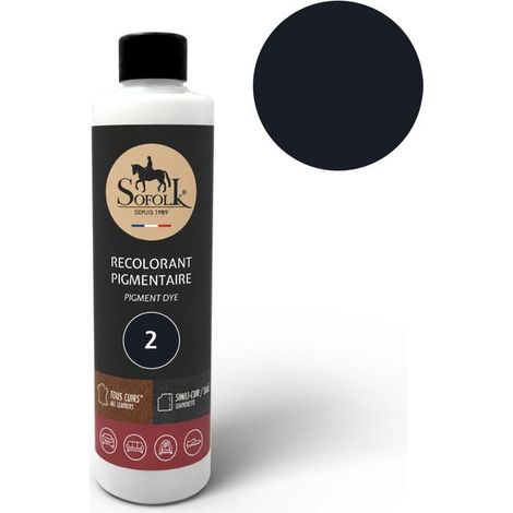 Peinture Cuir/Simili-Cuir (125ml, 2-GRAPHITE) - SOFOLK - Entretien pour Siège et Volant de Voiture, Canapé, Chaussure (1/5)