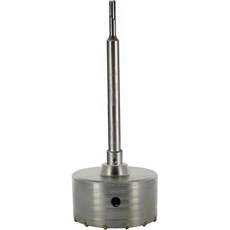 Fresa A Tazza 130 Mm Carotatrice Muro Asta Sds Plus 50 Cm Prolunga Da Trapano