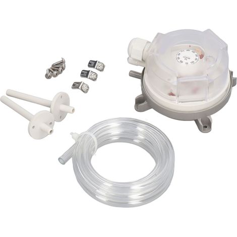 Interrupteur différentiel de pression 50-500Pa étanche, pour ventilation chauffage four, détecteur de pression d'air, régulateur de tirage, contrôleur de soufflerie, 1 pièce. (1/5)