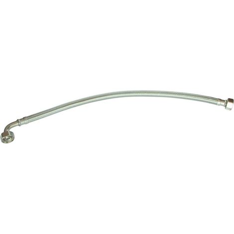 Flexible sanitaire - Mâle 3/4" et écrou tournant coudé 3/4" - L = 1500mm - DN10 (1/5)
