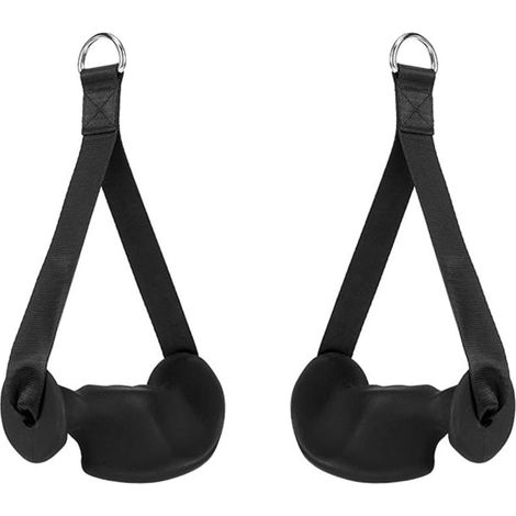 Trainingsgriff für Fitnessgeräte - Ergonomische Zuggriffe für Seilzüge, Widerstandsbänder & Krafttraining - Universell für Klimmzüge, Latzug und Rudern