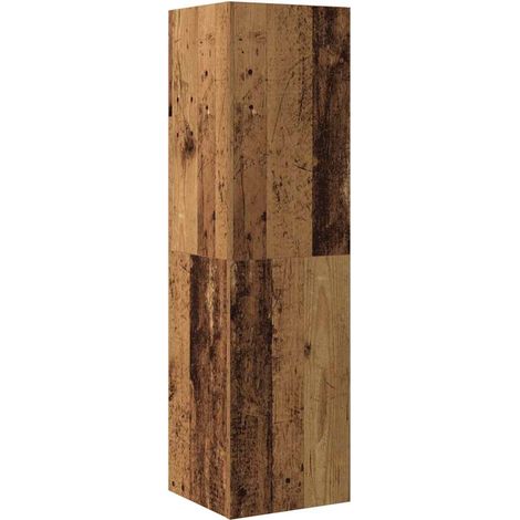 Meuble TV,Banc TV,Armoire TV vieux bois 30,5x30x110 cm bois d'ingénierie CFW684563 (1/5)