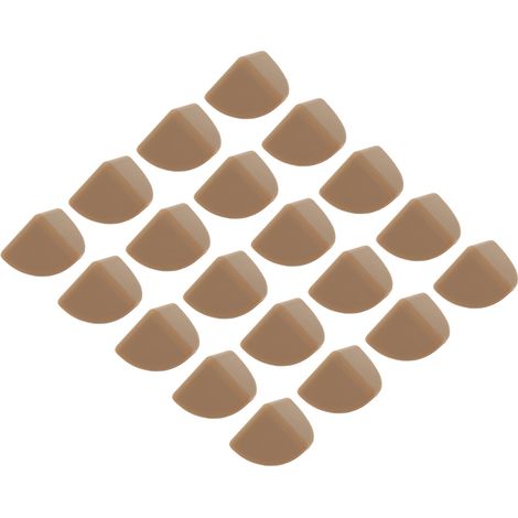 Lot de 20 protections d'angle de bureau en silicone de sécurité, résistantes aux chocs et à l'usure, pour meubles et café. (1/5)