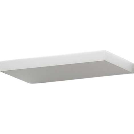 Yoana A/G - Applique Led 25W 2600Lm 3000K Dimmable Coupe+Poussoir En Métal Blanc Satiné Et Méthacrylate Opale - Gealuce (1/3)