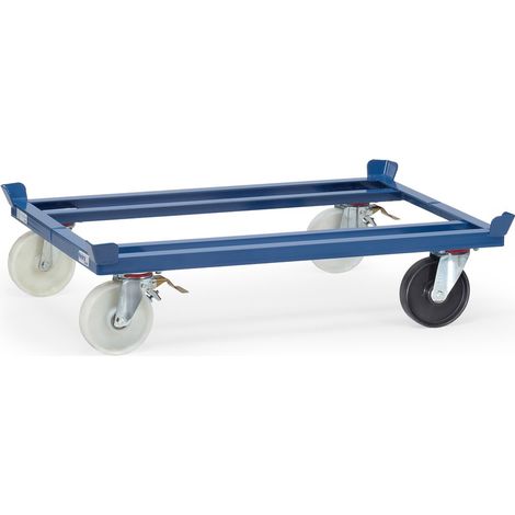 Fetra Paletten-Fahrgestell mit elektrisch leitfähiger Rolle 1210x1010 mm Ladefläche (1/2)