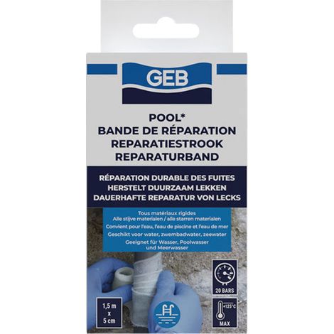 GEB Pool Bande de Réparation tuyaux Lot de 2
