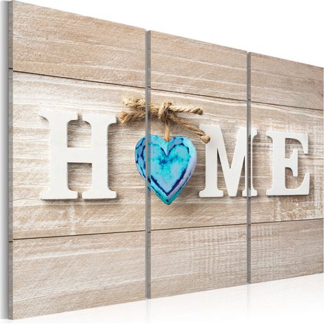 Tableau Imprimé "Home : Blue Love" 60 x 90 cm (1/2)