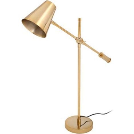 Lampe à Poser Industriel "Celeste" 74cm Or (1/5)