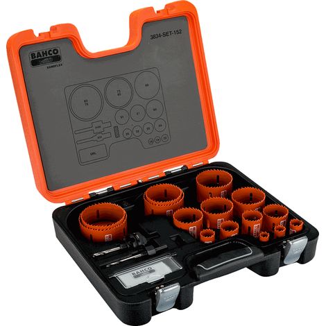 BAHCO - Coffret de scies trépans bimétal Sandflex® 16 mm-83 mm - 18 pcs (1/4)