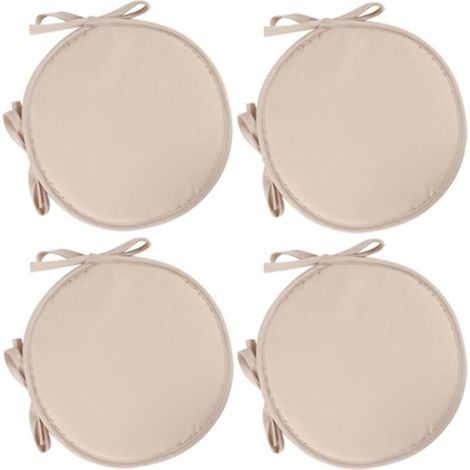 4pcs 38cm/15inch) – Lot de 2/4 Coussin de Chaise Ronde 38/30 cm Coussin de Siège Rond Galette de (1/5)