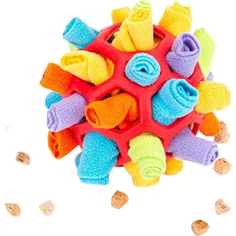 Plüsch-Schnüffelball, interaktives Hundespielzeug, Puzzle-Spielzeug, Hundezubehör