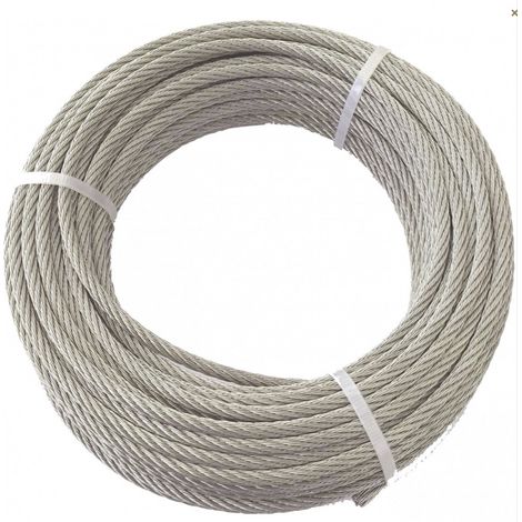 [QUALITE FRANCAISE] - Câble inox Ø5mm - Rouleau de 25m - Inox 316