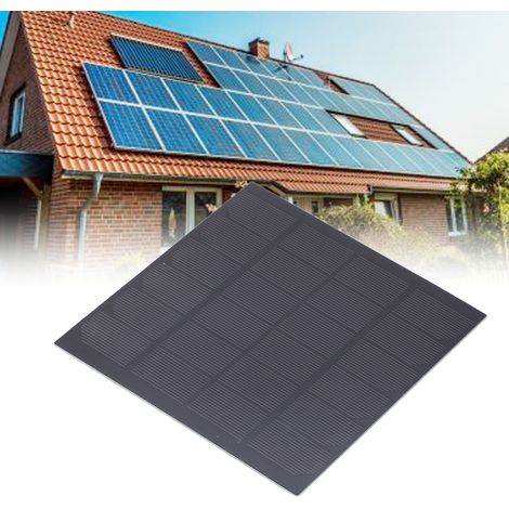 Panneau solaire portable 3W 6V en silicium monocristallin, module de charge PET 145x145mm (1/5)