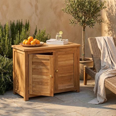 PARADIGMA - mobile da giardino in legno di teak (1/4)
