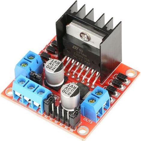 Pilote de moteur de pont anti-interférence L298N H, 2A 1 pièce pour voitures ou robots intelligents pas à pas (1/5)