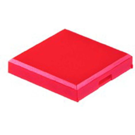 Georg Schlegel Tasterkappe, flach transparent Farbe rot Ausführung beschreib- und beleuchtbar - 1 Stück