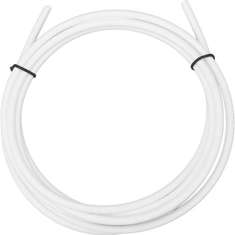 Kit de flexibles et raccords de freins à disque hydrauliques résistants à la chaleur pour vélo, compatibles avec huile minérale et huile DOT (blanc). (1/5)