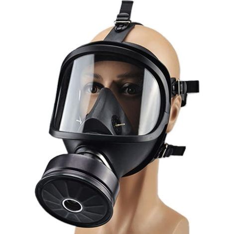 Masque facial réutilisable auto-amorçant MF14, ensemble de masques en silicone, largement utilisé pour le travail du bois, protection contre la poussière et peinture au pistolet (1/5)