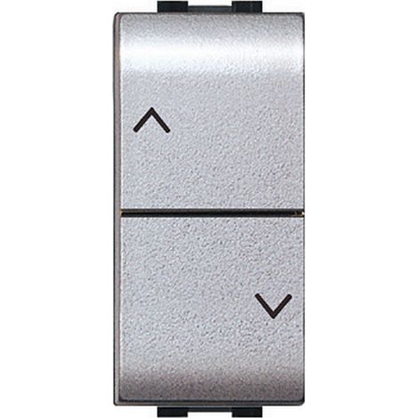 LIFE 4022 TEC DOPPIO PULSANTE P/TAPPAR ARGENTO