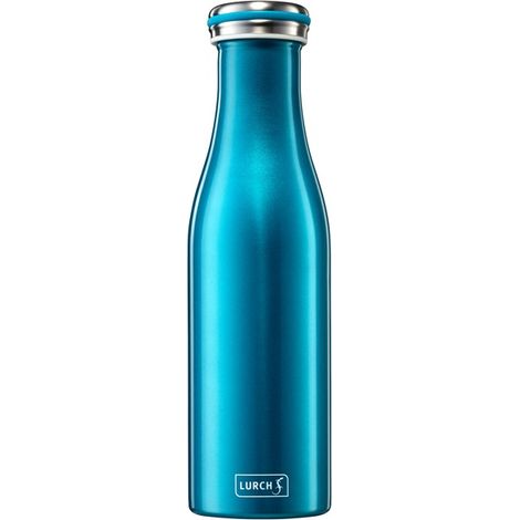Borraccia Termica con Tappo Ermetico Blu Acqua Lurch 500 ml (1/2)