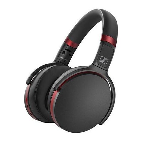 Sennheiser HD 458BT Cuffia a Padiglione Bluetooth Noise Cancelling Nero/Rosso (1/4)