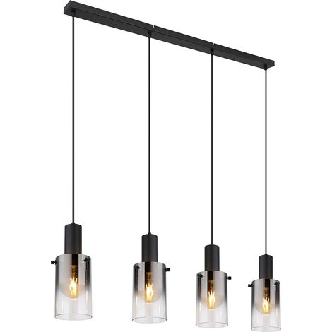 Globo - suspension - Florentina - noir - verre - grande lampe de