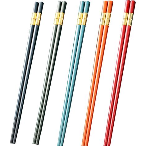 Baguettes - Fibre De Verre - Antidérapantes - Pour Cuisine Asiatique - Lot De 5 Paires (1/5)