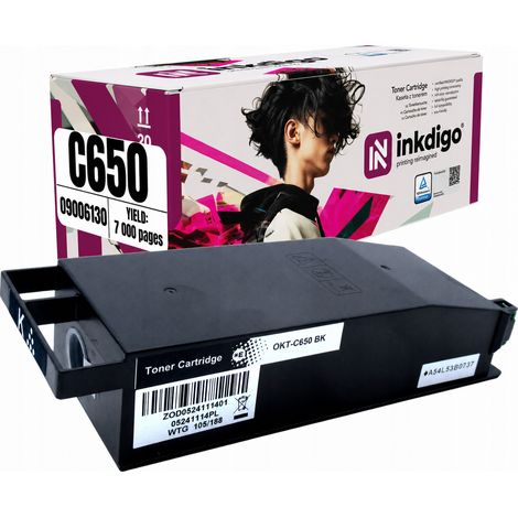 Toner Inkdigo 9006130 compatibile con OKI C650 C650dn, certificato TÜV. (1/5)