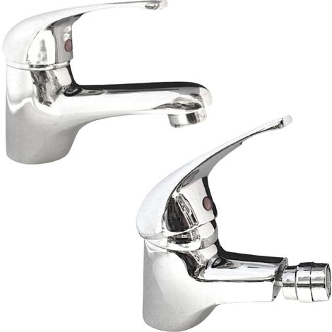 Ensemble complet de robinets pour salle de bain, lavabo et bidet (1/4)