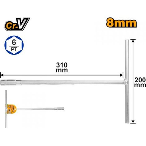 CHIAVE A T DA 8 MM