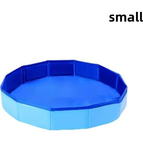 Accessoires de piscine (Bleu - petit) Bain de pieds pliable et portable en PVC, adapté aux entrées de piscine de plain-pied, idéal pour le nettoyage des pieds et les accessoires de piscine (1/5)