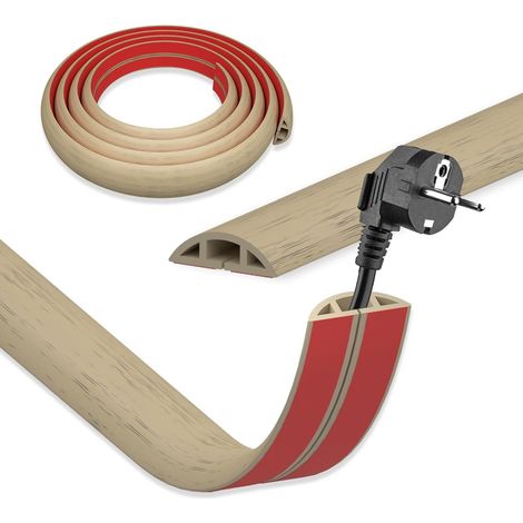 Goulotte Passe Cable Mural, 3mx3cm Flexible Cache Cable Bureau  Goulotte Passe Cable Mural, Canal de Câble Protege Cable Sol, Cache Cable Bureau Auto-Adhésif pour Exterieur Maison Entrepôt (1/5)