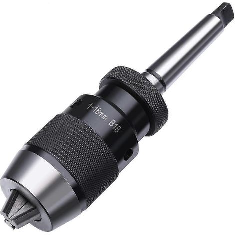 Mandrin de perçage sans clé 1-16 mm MT2 B18 - compatible tour CNC (1/3)