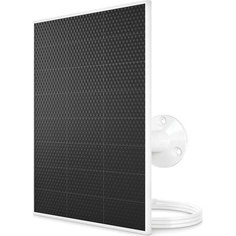 Panel solar universal ARLO blanco, recarga inalámbrica para cámara de seguridad