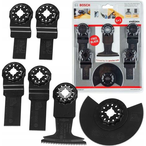 Bosch Starlock set di 6 lame oscillanti BIM di alta qualità (1/3)