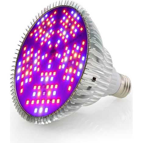 Lampe de Croissance LED 100W Plein Spectre 150LED E27 pour Plantes d'Intérieur, Culture Hydroponique, Serre et Jardinage en Pot (1/4)
