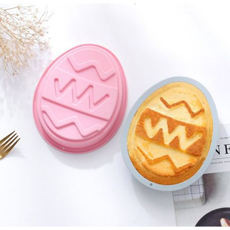 Moule de cuisson de cuisine - Moule à gâteau en silicone pour œufs de Pâques, plaque de cuisson, moule à œufs de dinosaure, moule (1/5)
